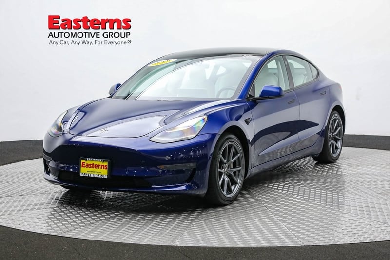 Used 2021 Tesla Model 3 Base with VIN 5YJ3E1EBXMF992914 for sale in Sterling, VA