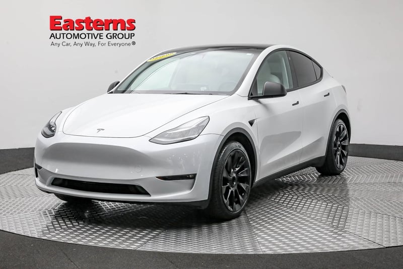 Used 2021 Tesla Model Y Long Range with VIN 5YJYGAEE3MF283414 for sale in Sterling, VA